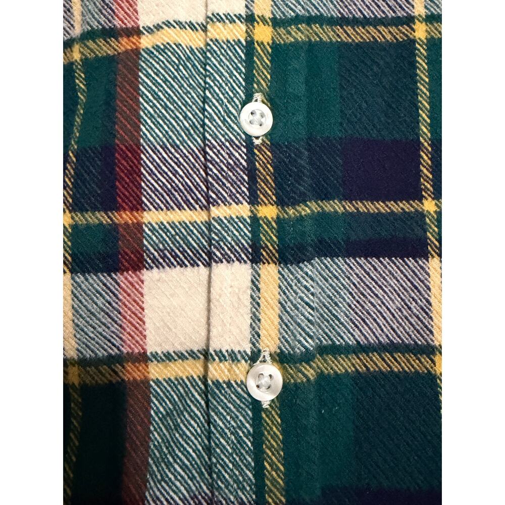 FRANK & EILEEN Shirt XL Eileen Relaxed Button Up Green Red Tartan Plaid Flannel - Picture 9 of 13
